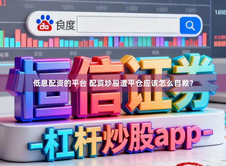 低息配资的平台 配资炒股遭平仓应该怎么自救？