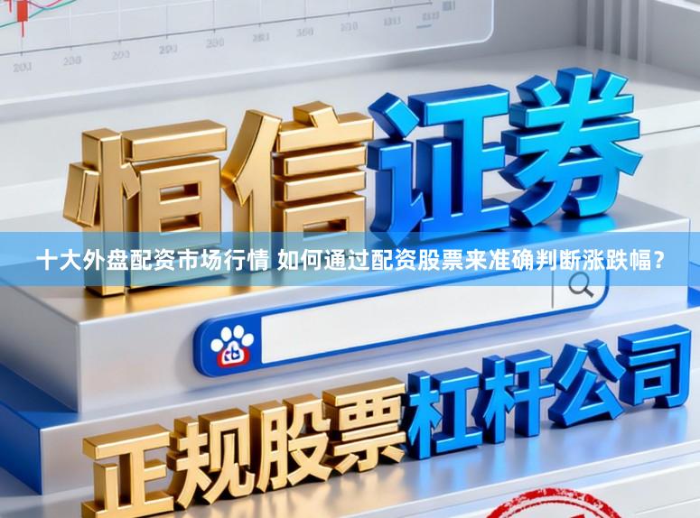十大外盘配资市场行情 如何通过配资股票来准确判断涨跌幅？